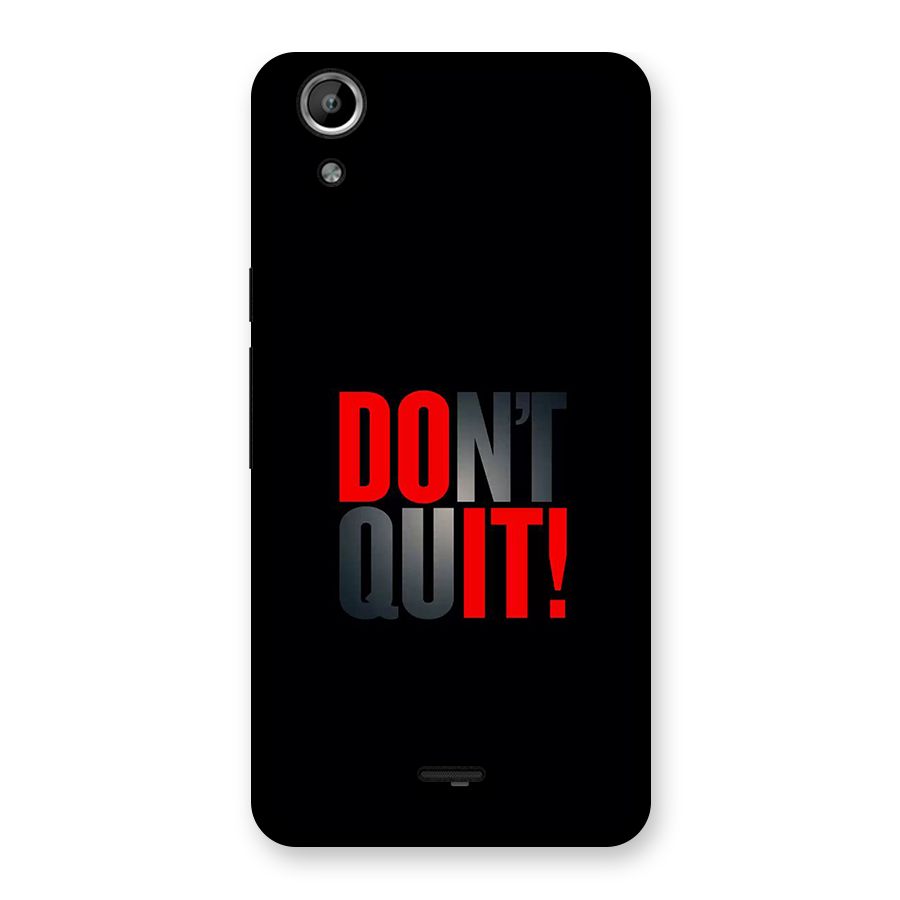 Classic Dont Quit Back Case for Canvas Selfie Lens Q345