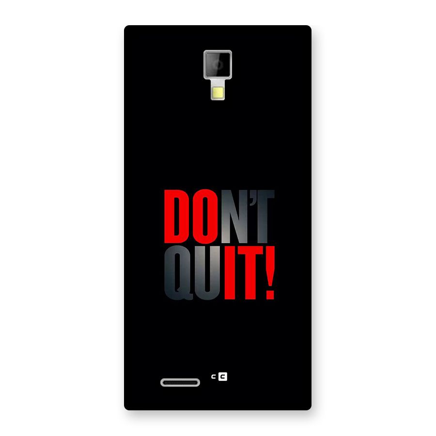 Classic Dont Quit Back Case for Canvas Xpress A99