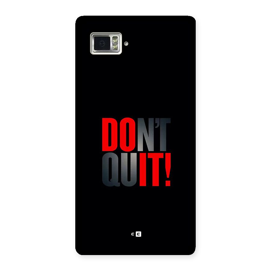 Classic Dont Quit Back Case for Lenovo Vibe Z2 Pro K920