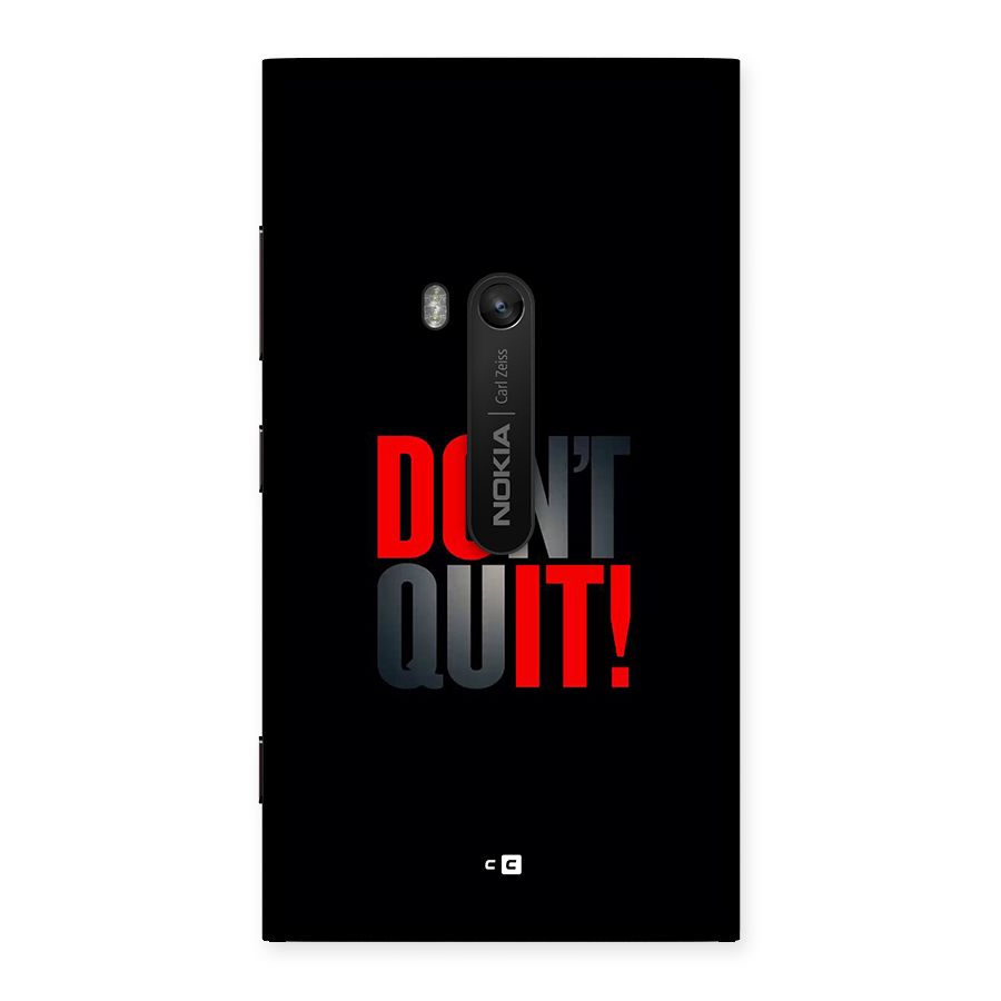 Classic Dont Quit Back Case for Lumia 920