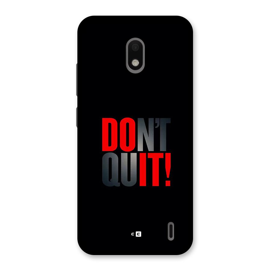 Classic Dont Quit Back Case for Nokia 2.2
