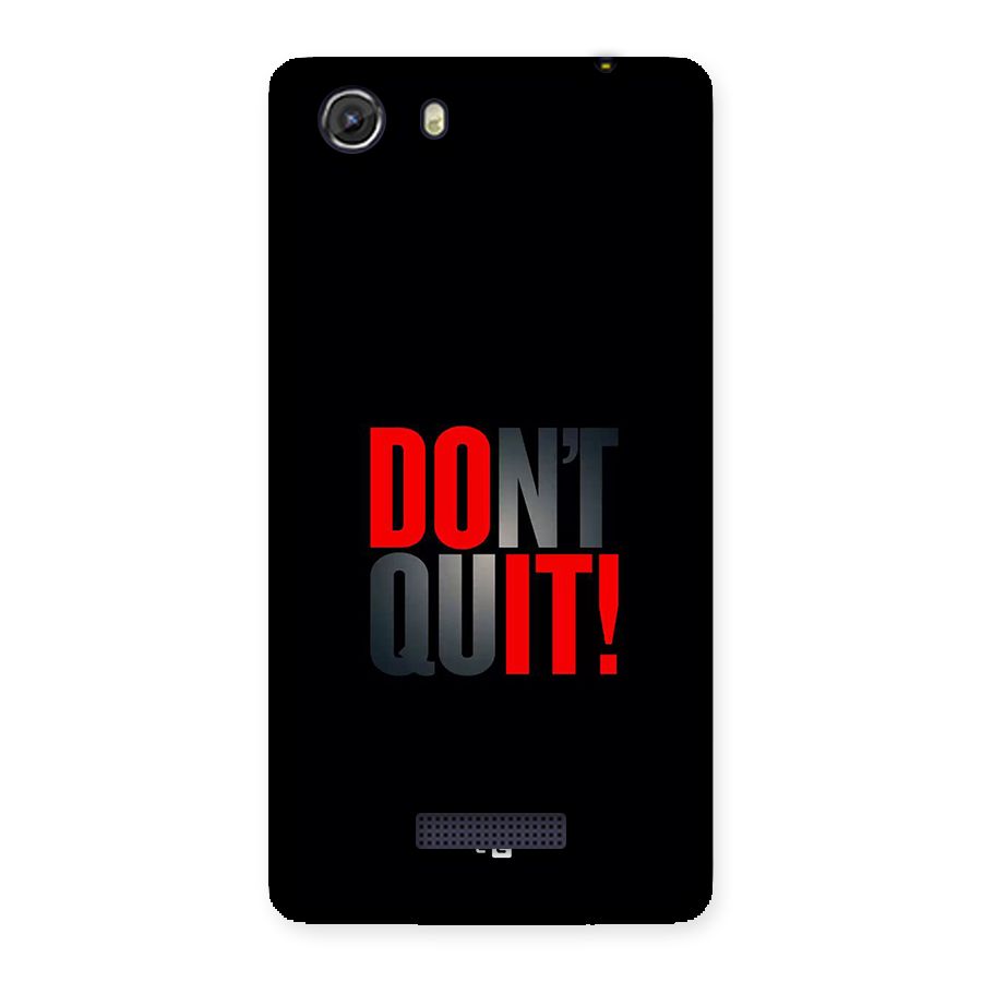 Classic Dont Quit Back Case for Unite 3