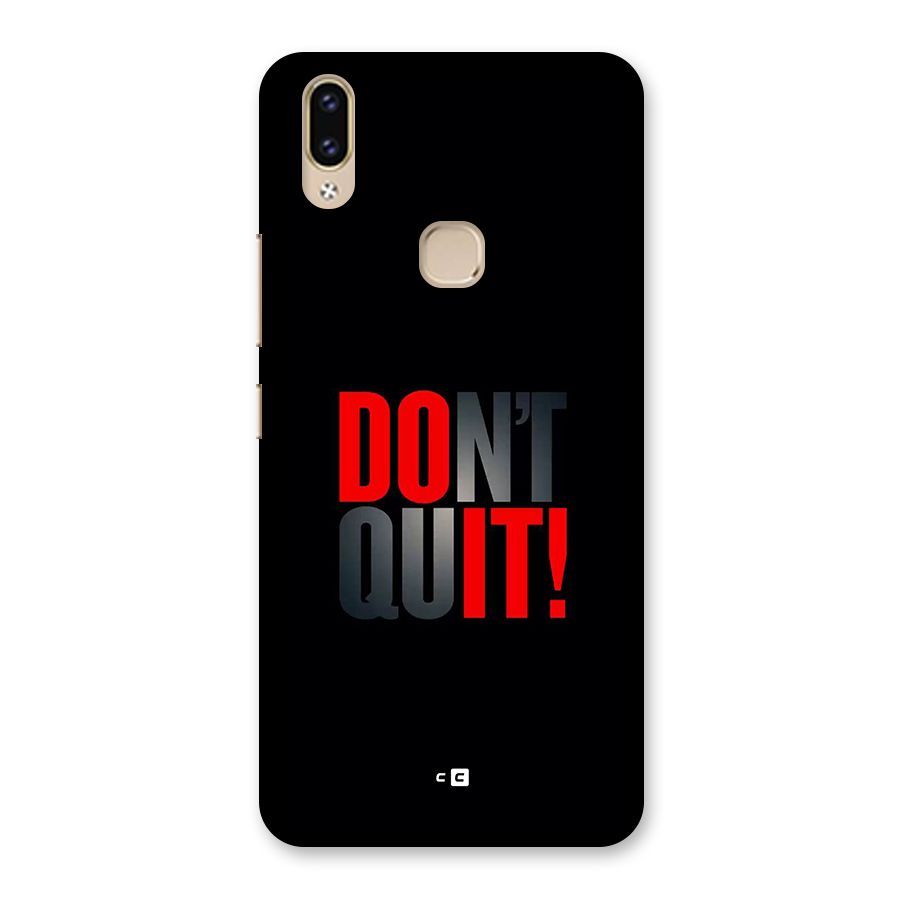 Classic Dont Quit Back Case for Vivo V9 Youth