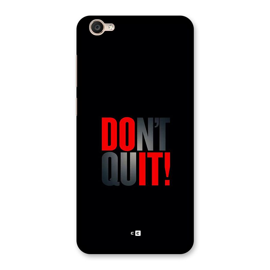 Classic Dont Quit Back Case for Vivo Y55s