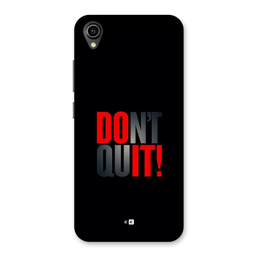 Classic Dont Quit Back Case for Vivo Y90