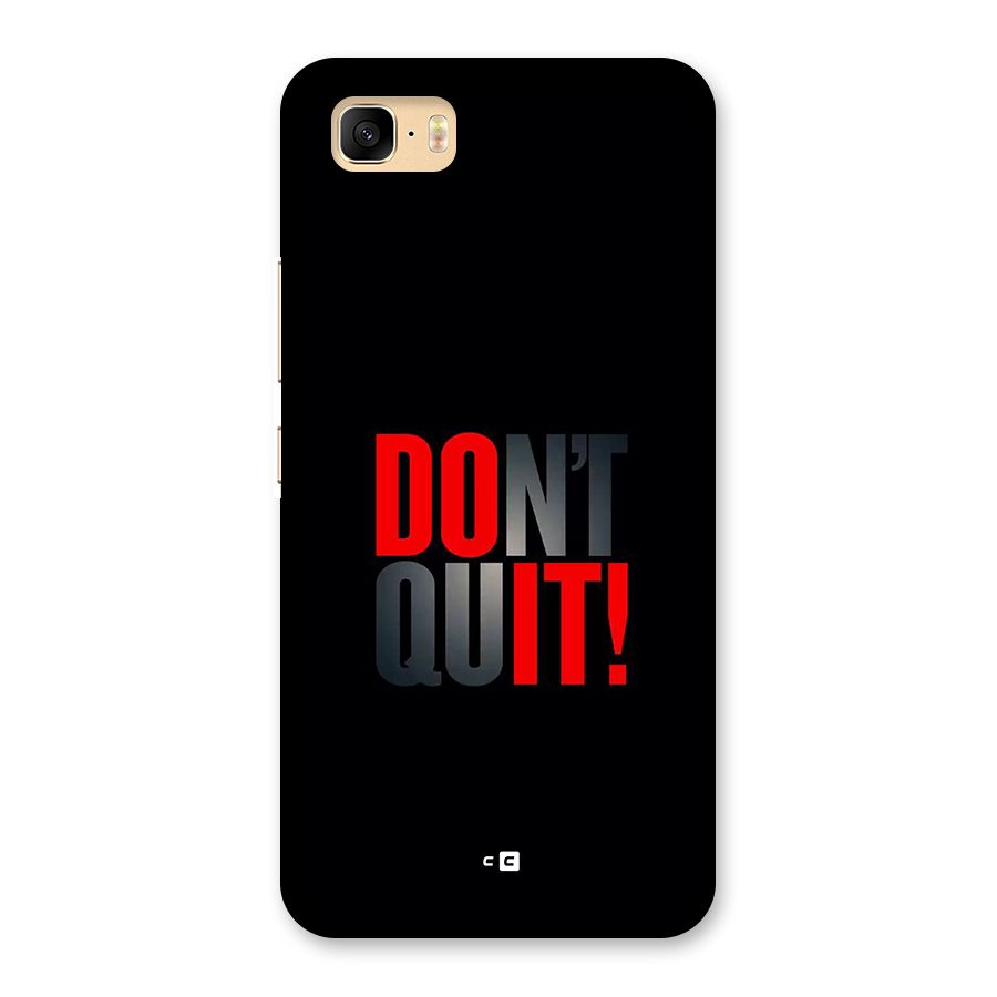 Classic Dont Quit Back Case for Zenfone 3s Max
