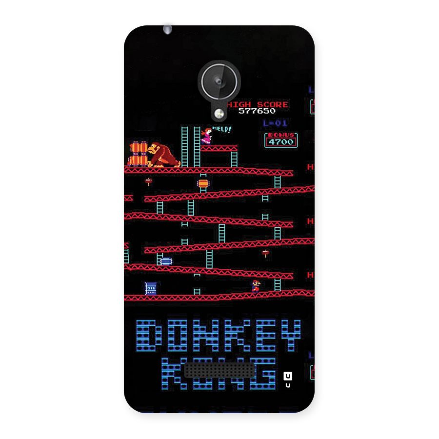 Classic Gorilla Game Back Case for Canvas Spark Q380