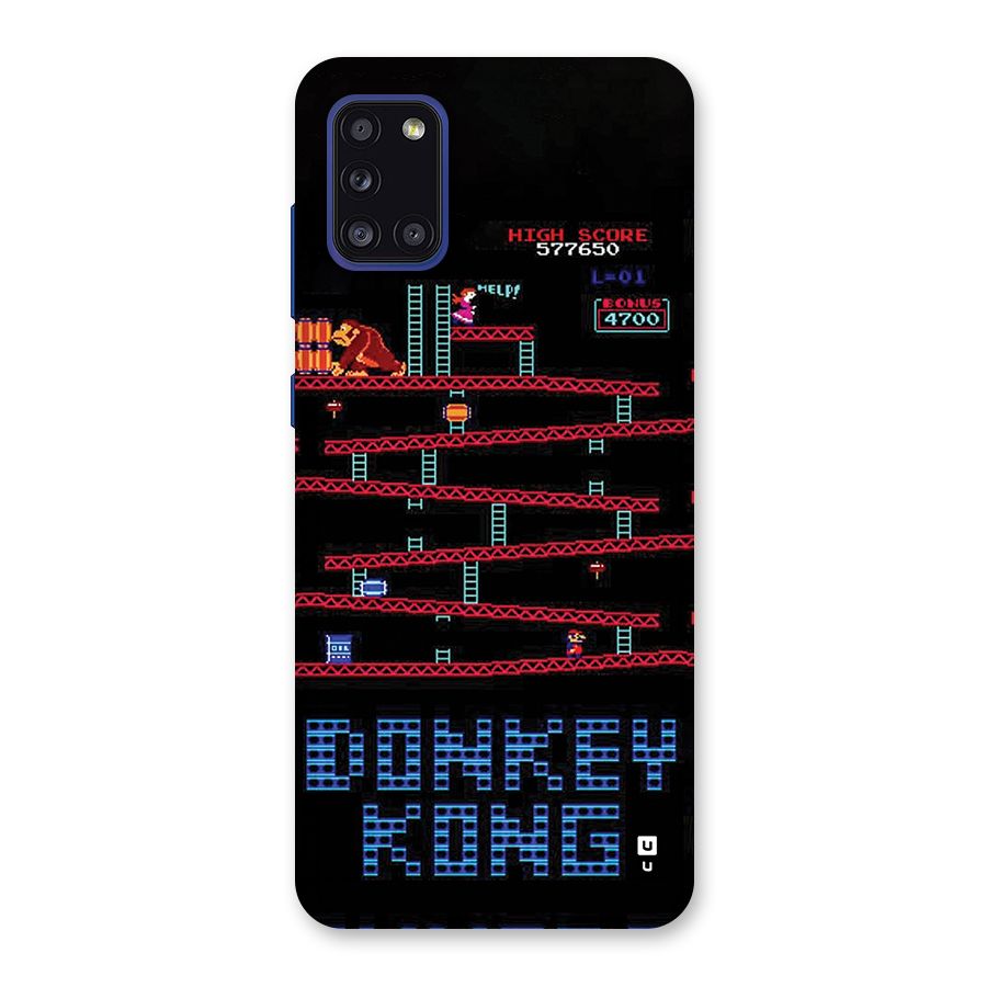Classic Gorilla Game Back Case for Galaxy A31