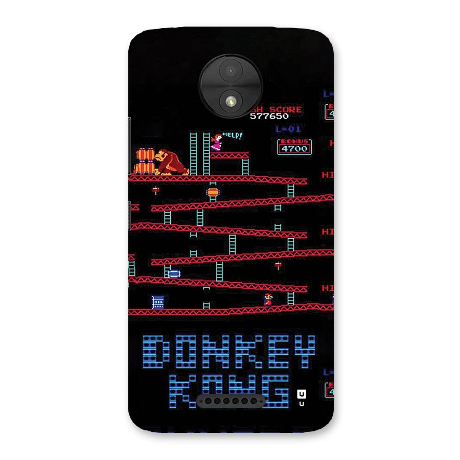 Classic Gorilla Game Back Case for Moto C