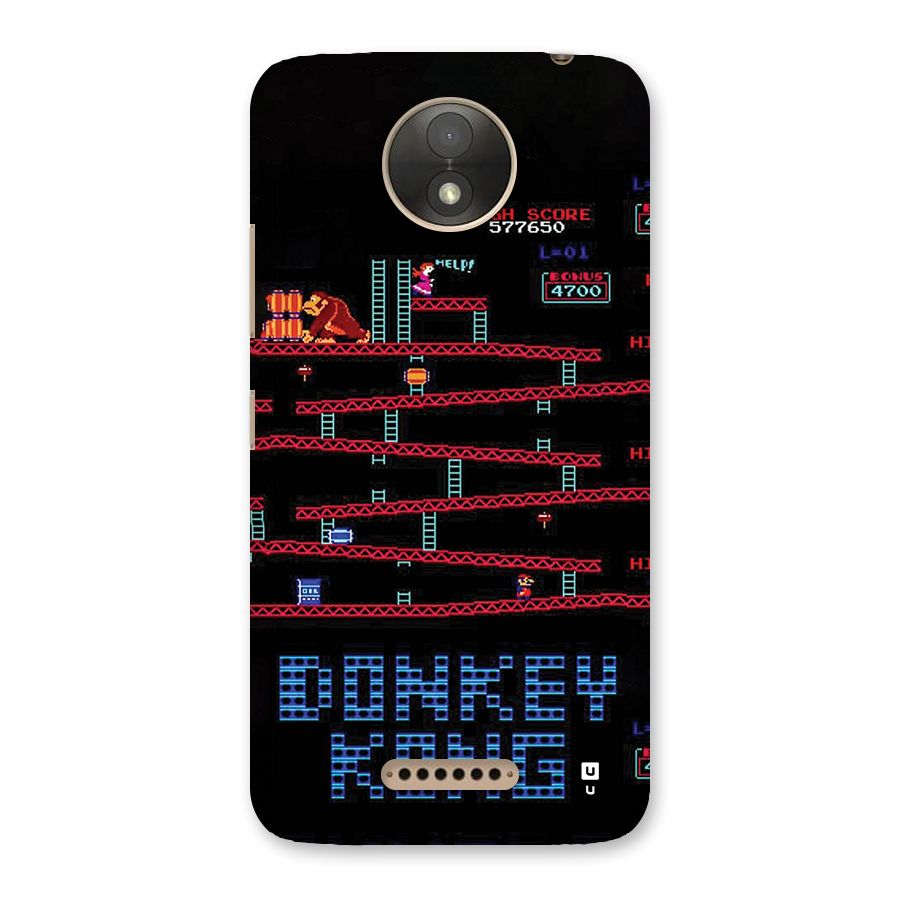 Classic Gorilla Game Back Case for Moto C Plus