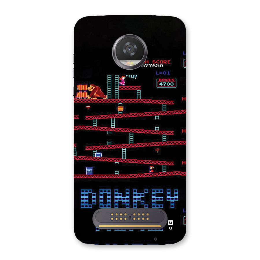 Classic Gorilla Game Back Case for Moto Z2 Play