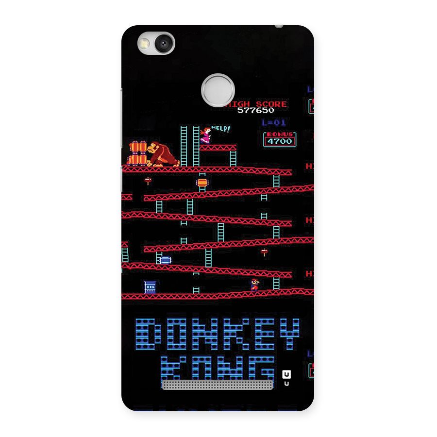 Classic Gorilla Game Back Case for Redmi 3S Prime