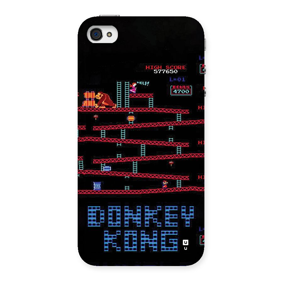 Classic Gorilla Game Back Case for iPhone 4 4s