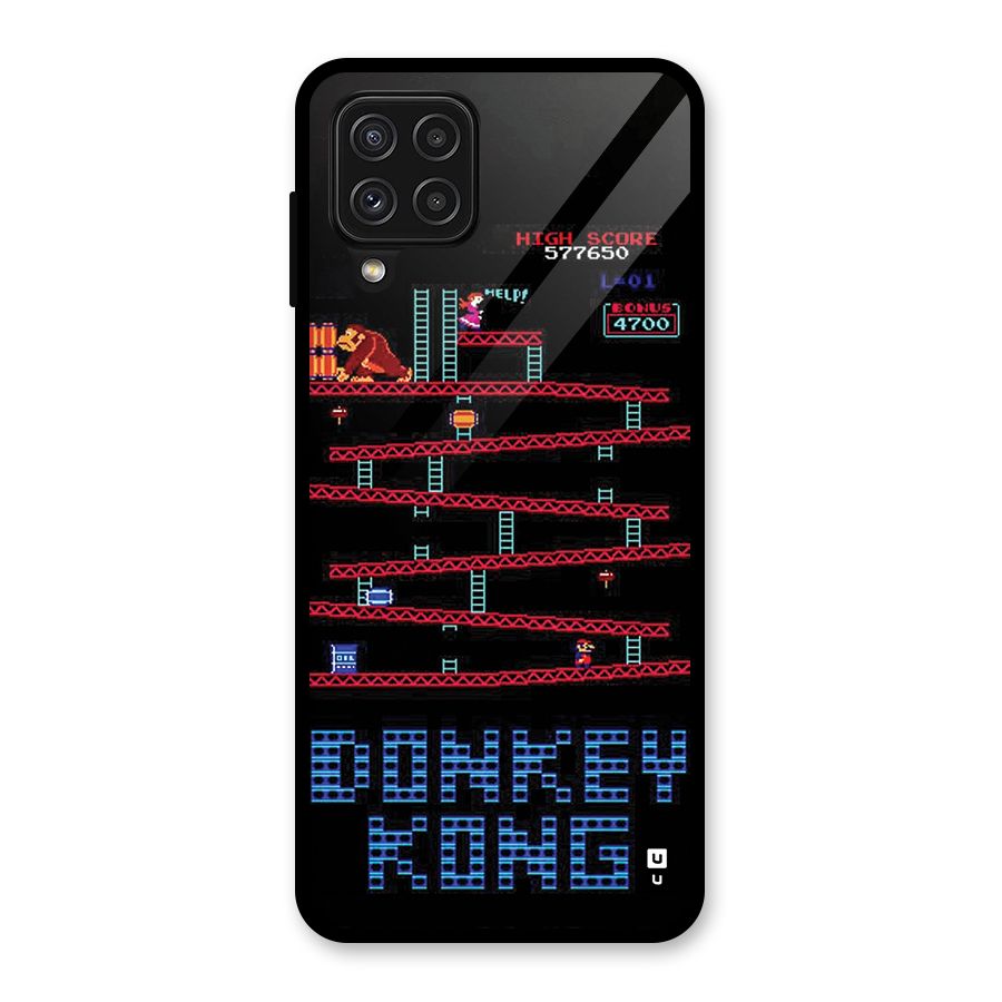 Classic Gorilla Game Glass Back Case for Galaxy A22 4G