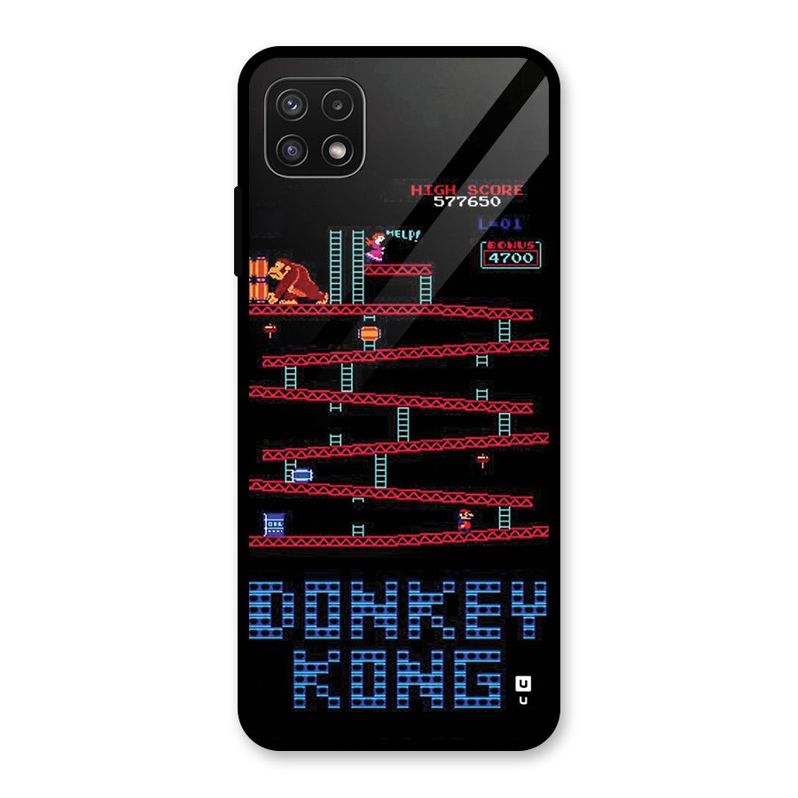 Classic Gorilla Game Glass Back Case for Galaxy A22 5G