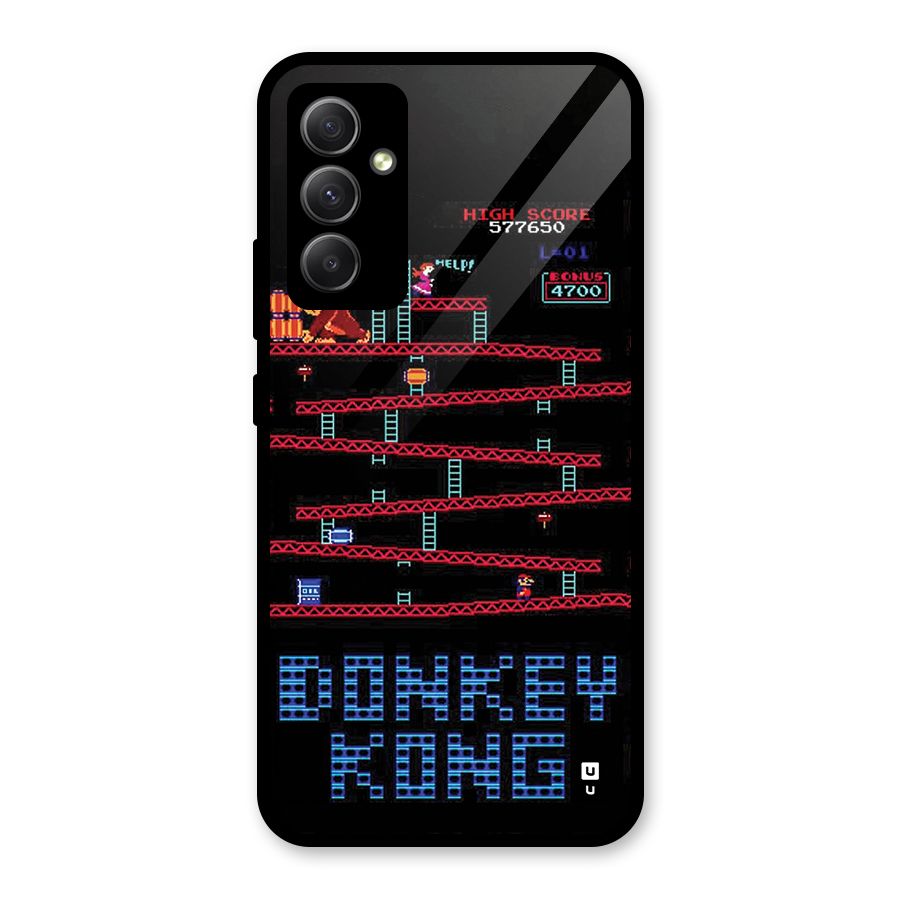 Classic Gorilla Game Glass Back Case for Galaxy A34