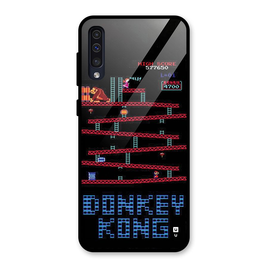 Classic Gorilla Game Glass Back Case for Galaxy A50