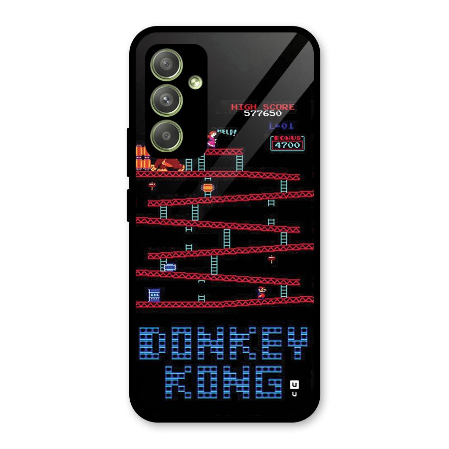 Classic Gorilla Game Glass Back Case for Galaxy A54