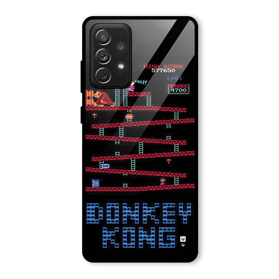 Classic Gorilla Game Glass Back Case for Galaxy A72