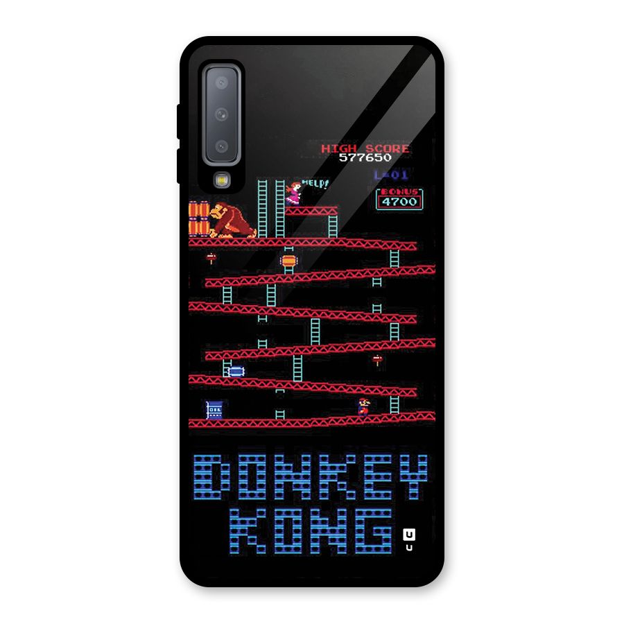 Classic Gorilla Game Glass Back Case for Galaxy A7 (2018)
