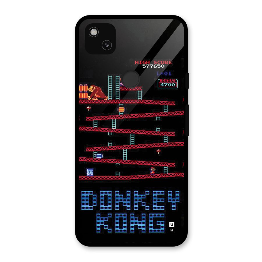 Classic Gorilla Game Glass Back Case for Google Pixel 4a