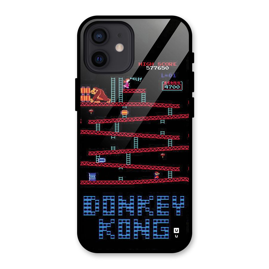 Classic Gorilla Game Glass Back Case for iPhone 12