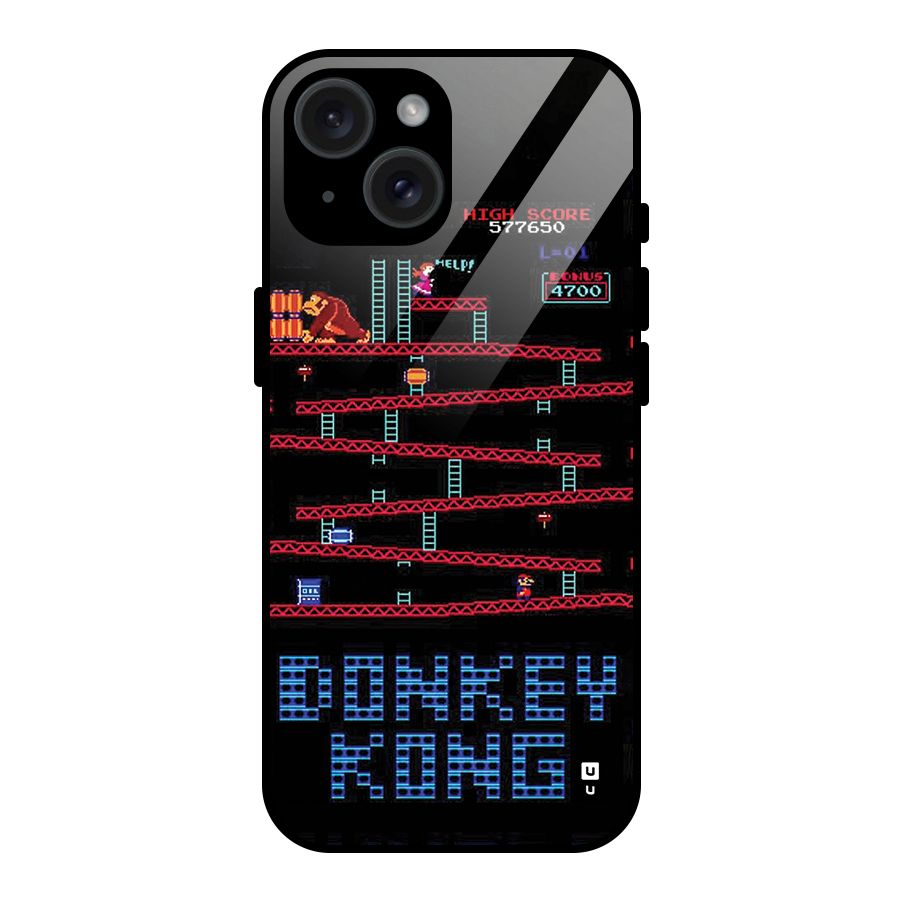 Classic Gorilla Game Glass Back Case for iPhone 15