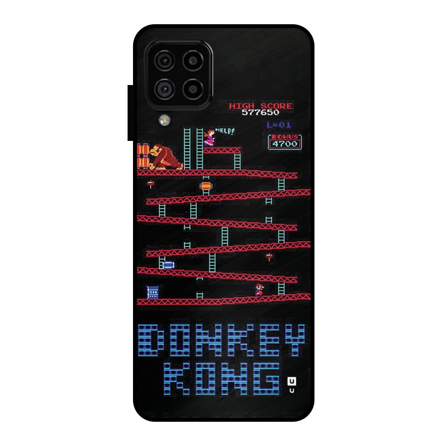 Classic Gorilla Game Metal Back Case for Galaxy A22 4G