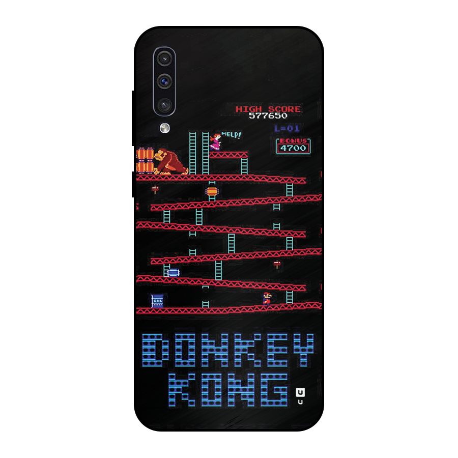 Classic Gorilla Game Metal Back Case for Galaxy A50s