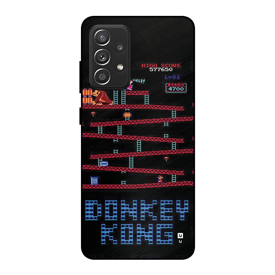 Classic Gorilla Game Metal Back Case for Galaxy A52s 5G