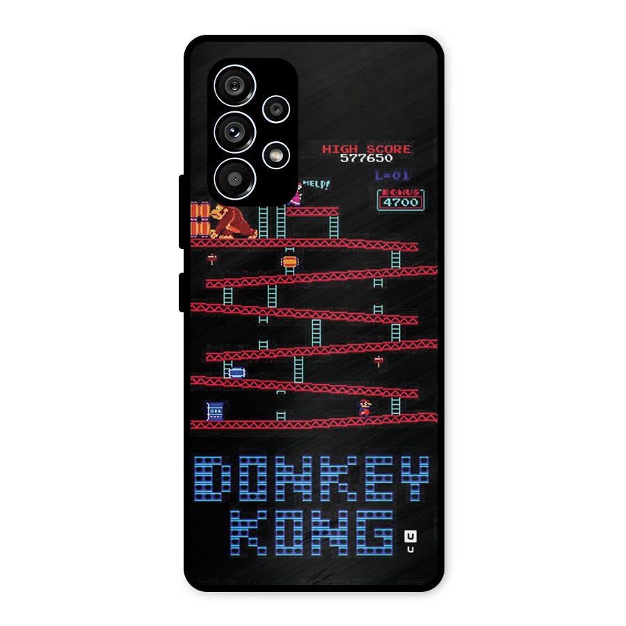 Classic Gorilla Game Metal Back Case for Galaxy A53 5G