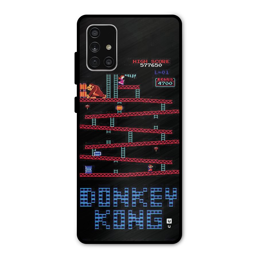 Classic Gorilla Game Metal Back Case for Galaxy A71