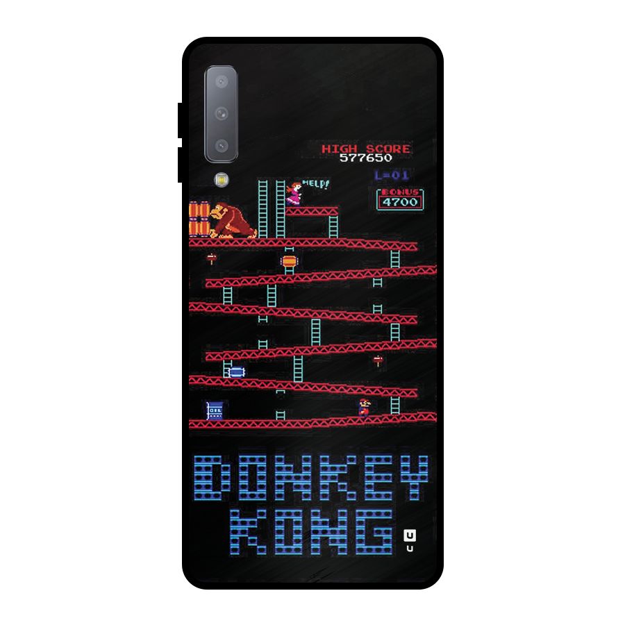Classic Gorilla Game Metal Back Case for Galaxy A7 (2018)