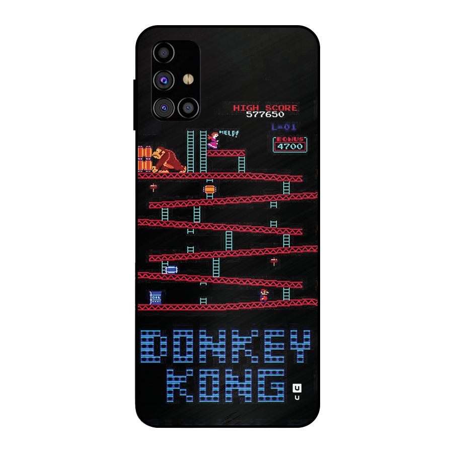 Classic Gorilla Game Metal Back Case for Galaxy M31s