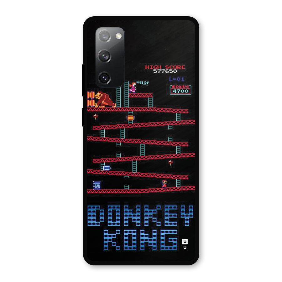 Classic Gorilla Game Metal Back Case for Galaxy S20 FE 5G