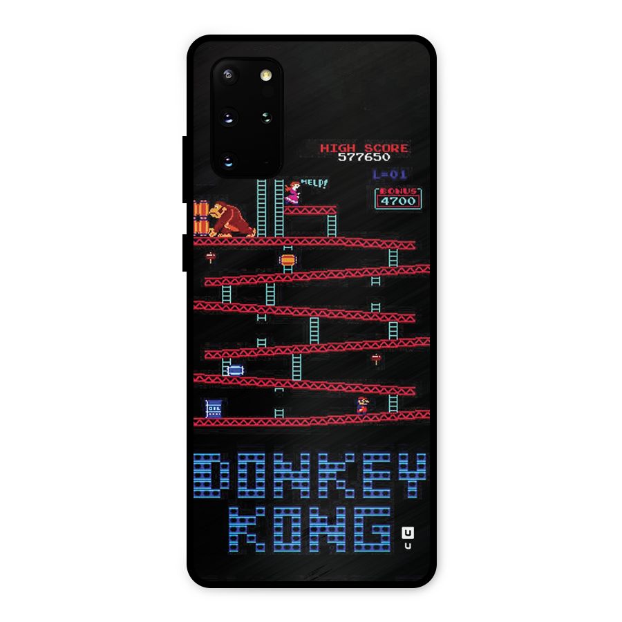 Classic Gorilla Game Metal Back Case for Galaxy S20 Plus