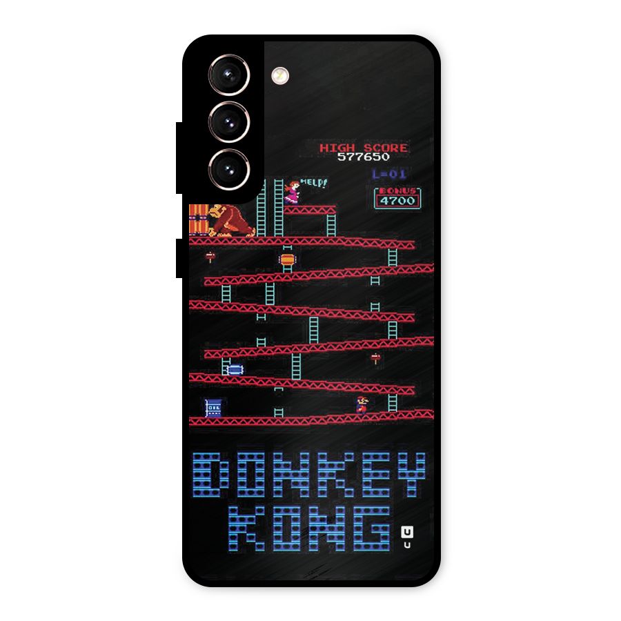 Classic Gorilla Game Metal Back Case for Galaxy S21 5G
