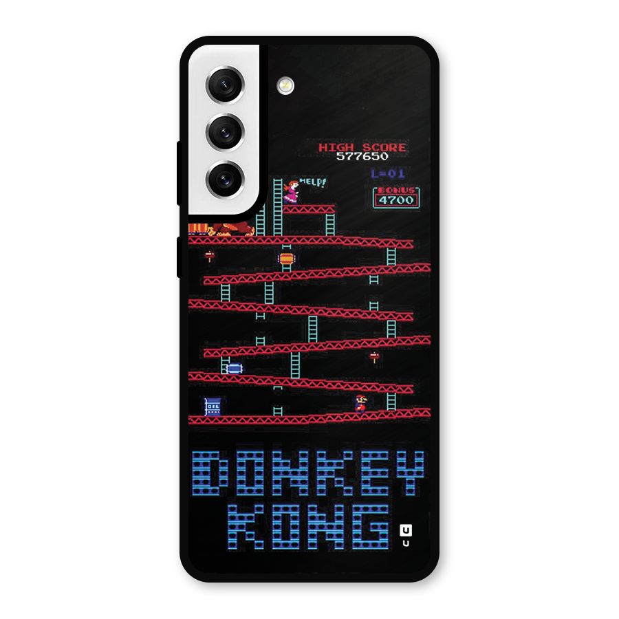 Classic Gorilla Game Metal Back Case for Galaxy S21 FE 5G