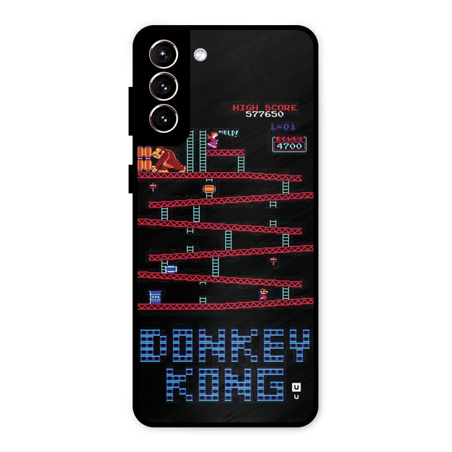 Classic Gorilla Game Metal Back Case for Galaxy S21 Plus
