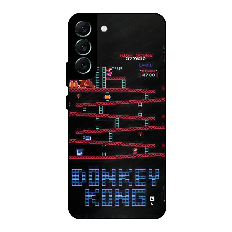 Classic Gorilla Game Metal Back Case for Galaxy S22 Plus 5G