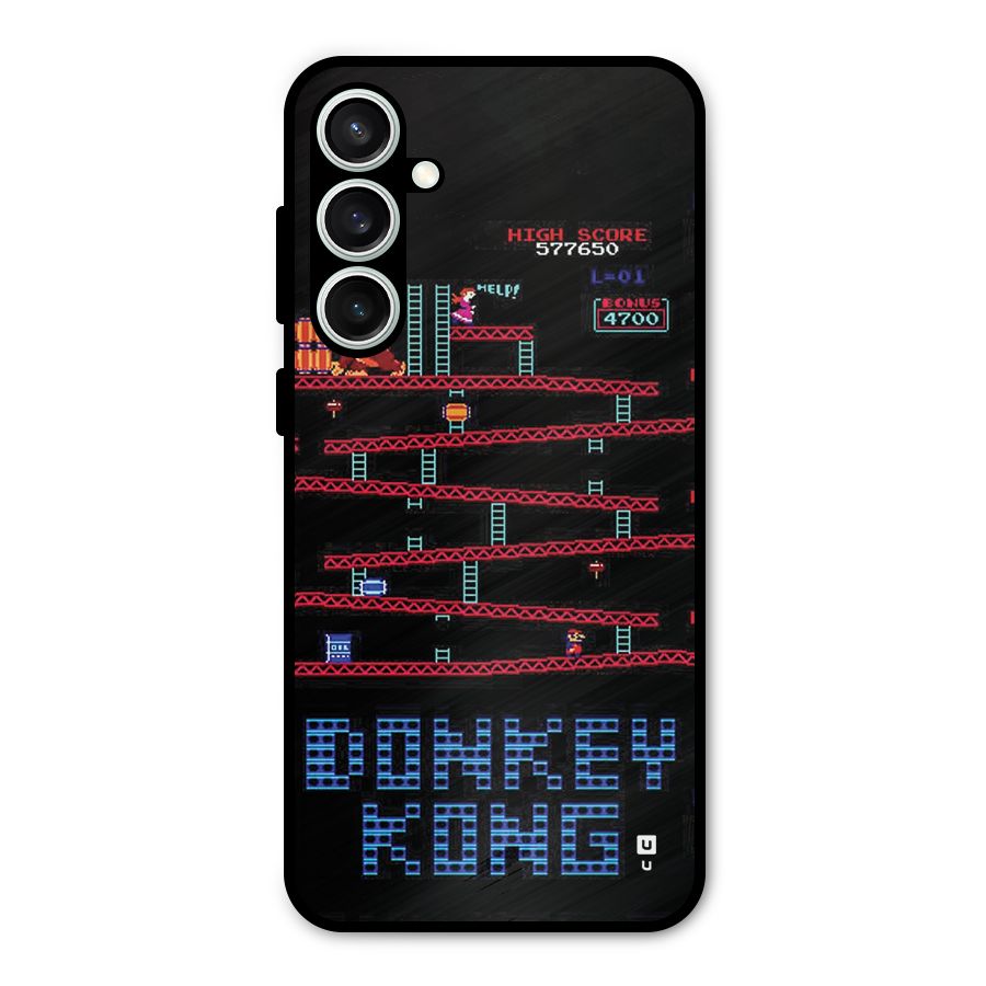 Classic Gorilla Game Metal Back Case for Galaxy S23 FE