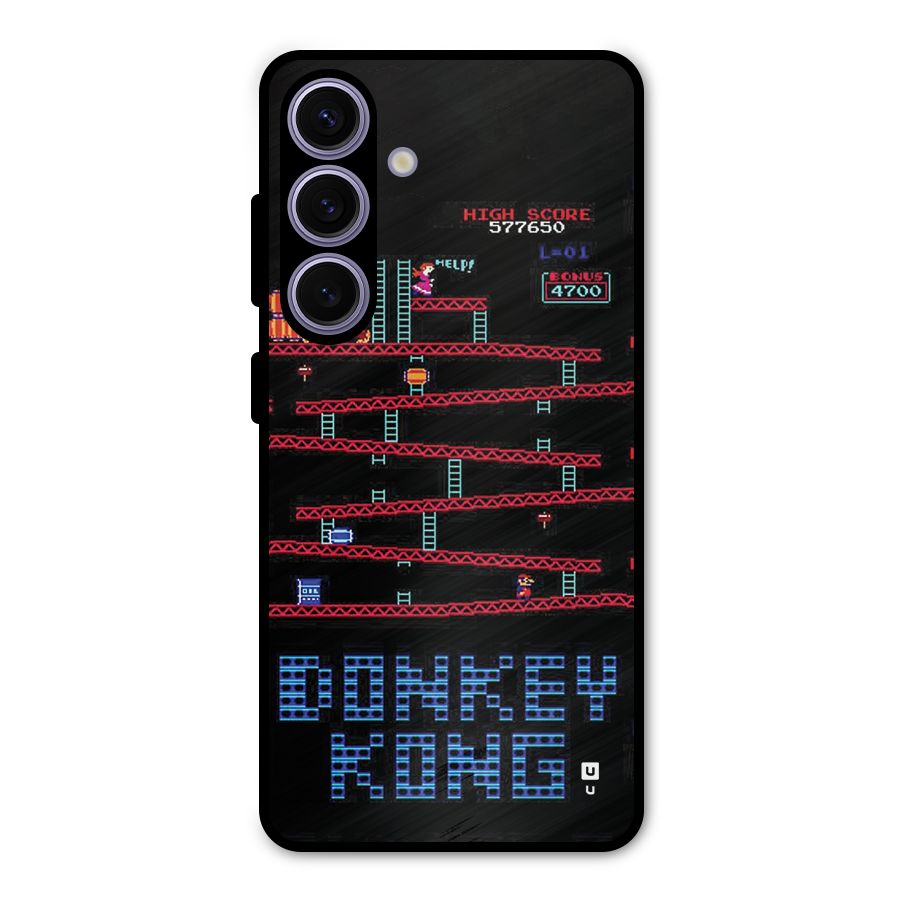 Classic Gorilla Game Metal Back Case for Galaxy S24