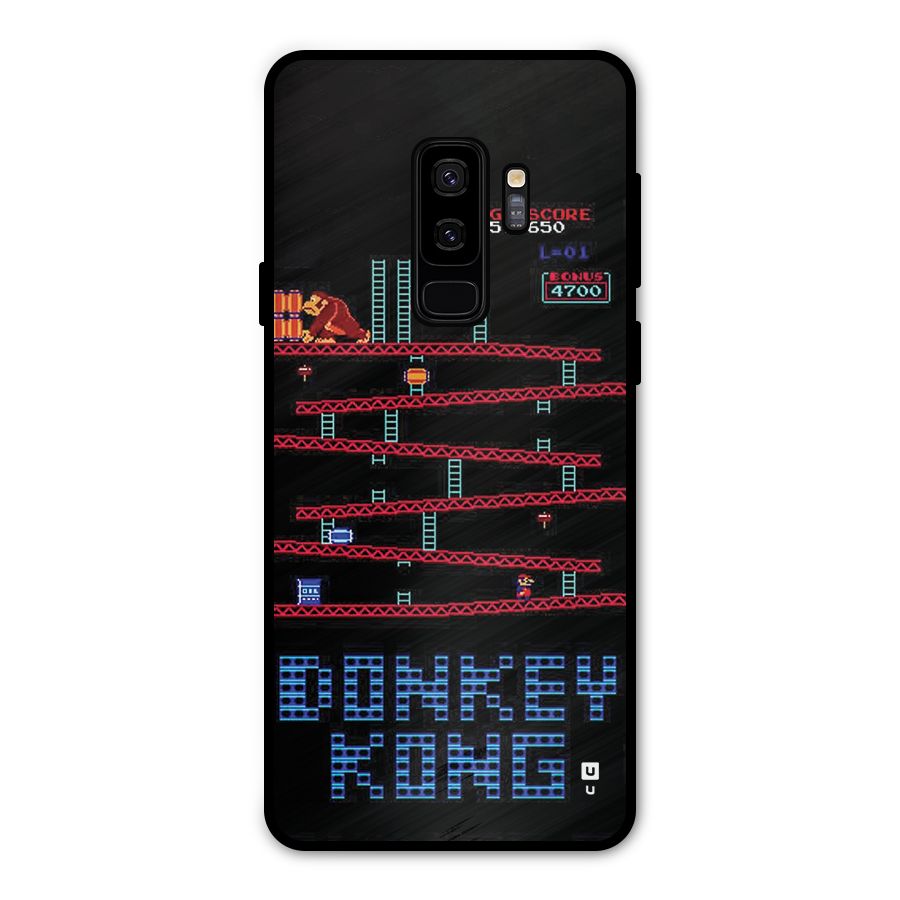 Classic Gorilla Game Metal Back Case for Galaxy S9 Plus