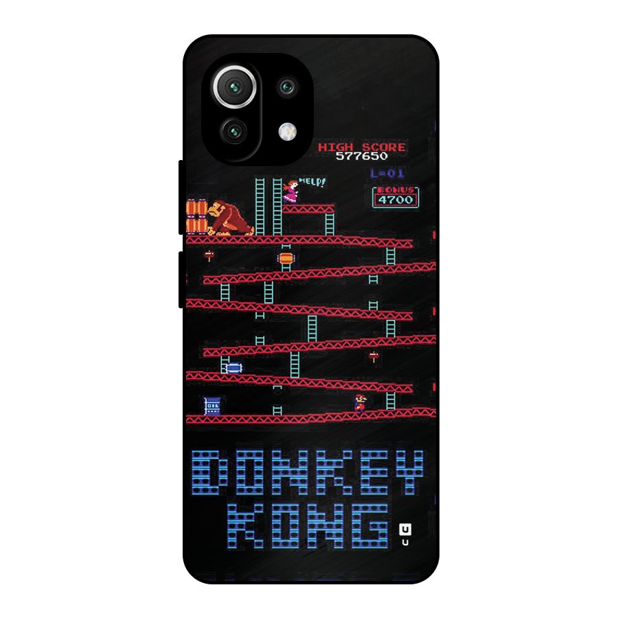 Classic Gorilla Game Metal Back Case for Mi 11 Lite NE 5G