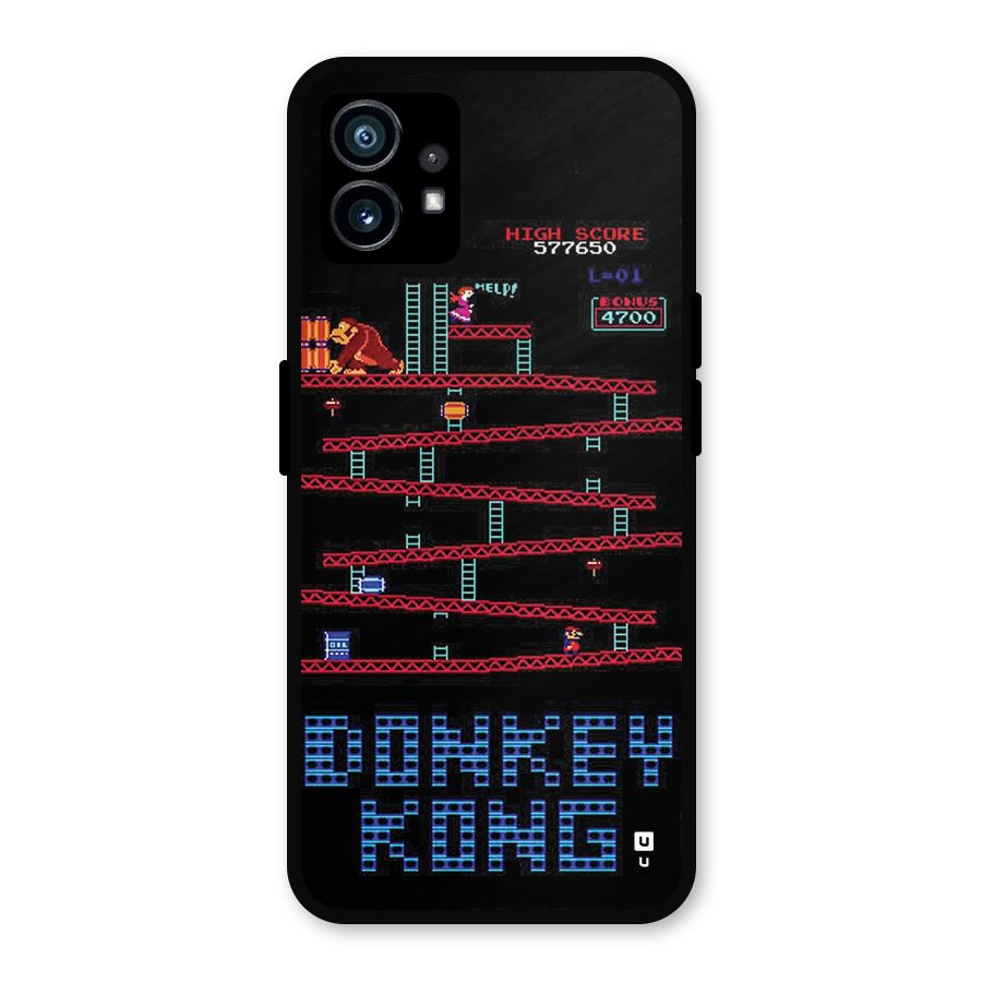 Classic Gorilla Game Metal Back Case for Nothing Phone 1