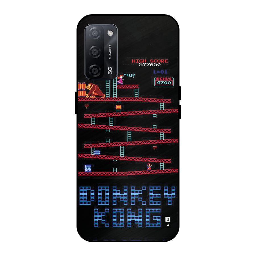 Classic Gorilla Game Metal Back Case for Oppo A53s 5G