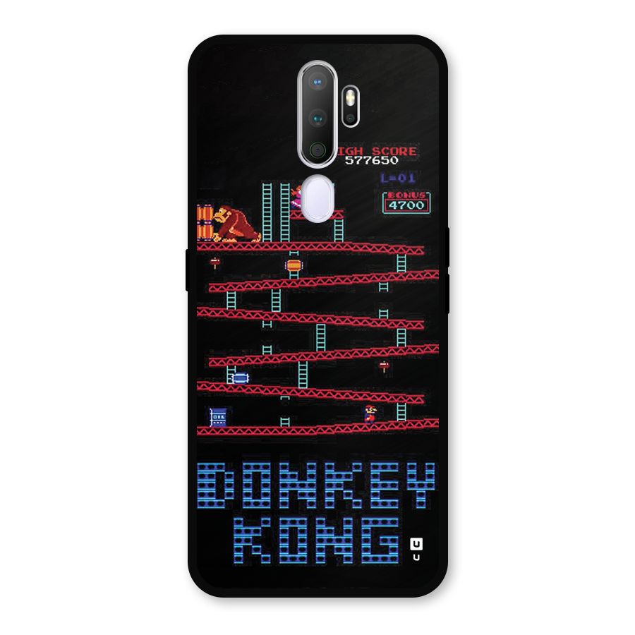 Classic Gorilla Game Metal Back Case for Oppo A9 (2020)