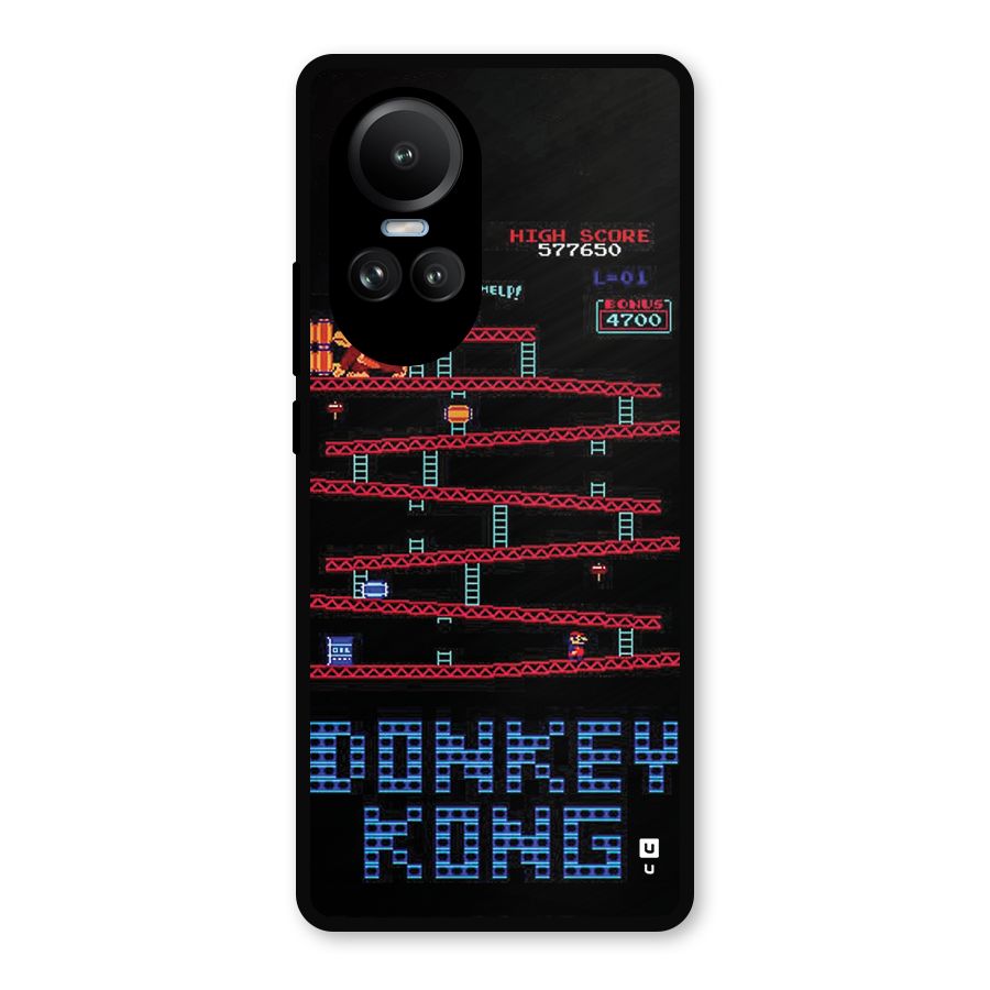 Classic Gorilla Game Metal Back Case for Oppo Reno10 Pro