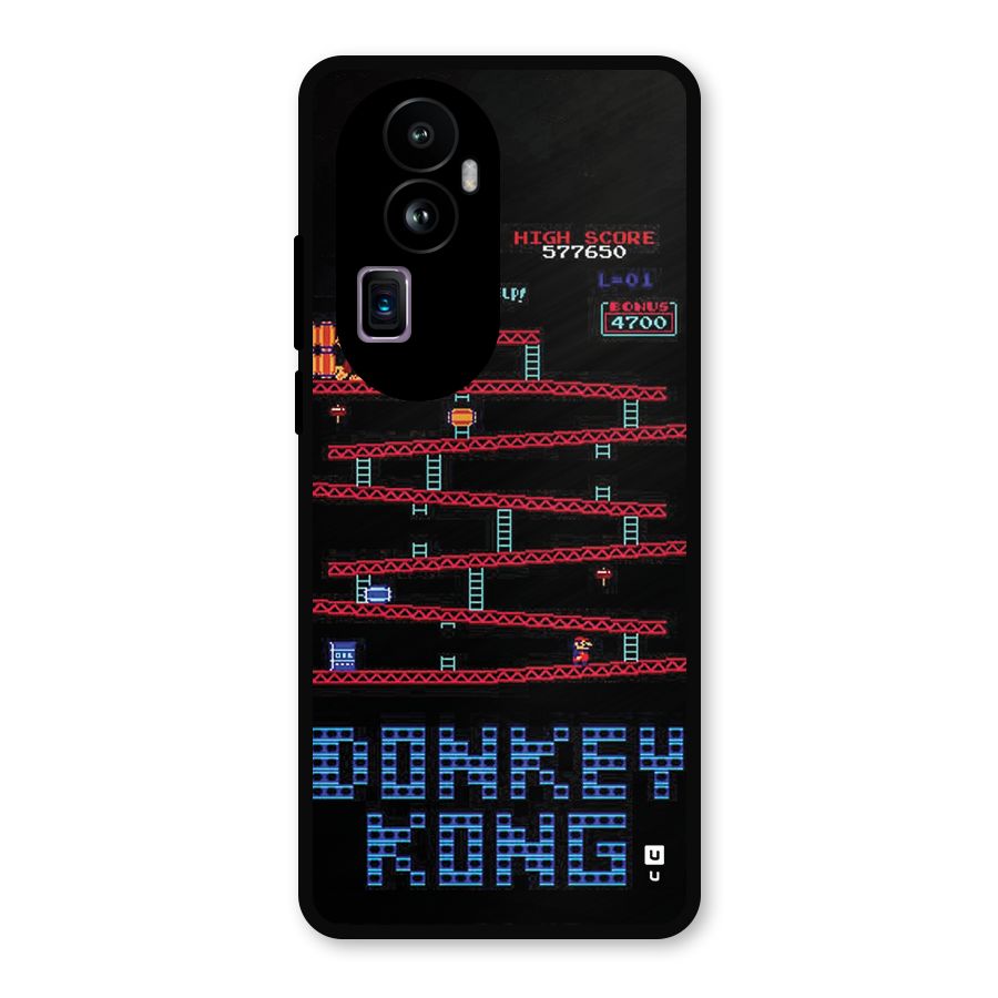 Classic Gorilla Game Metal Back Case for Oppo Reno10 Pro Plus