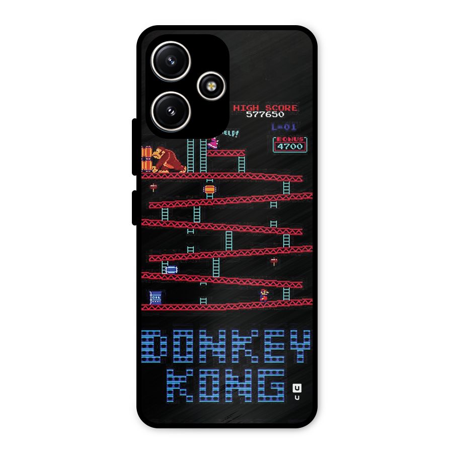 Classic Gorilla Game Metal Back Case for Poco M6 Pro